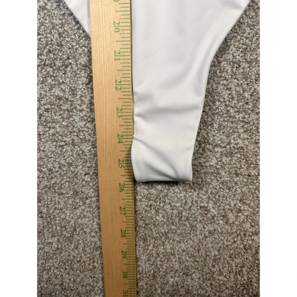 NEW NWT Nike JACQUEMUS one 1 pc swim suit L LARGE athletic bodysuit zipper White